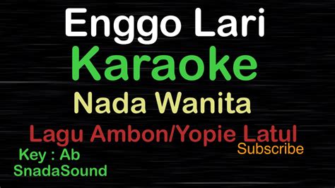 Chord enggo lari  🎸 [Bb F Eb Cm G] Chords for Enggo Lari by D'Clodz (Nicky Manuputty and Friends)